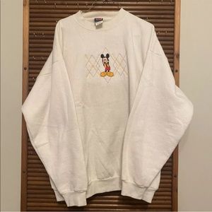 Vintage Mickey Unlimited Mickey Mouse Sweatshirt Embroidered USA Made XL